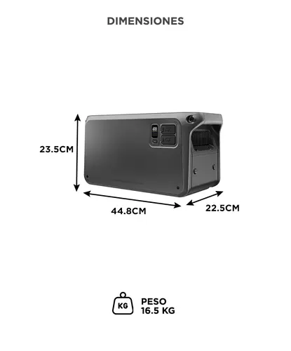 Batería Dji De Expansión 2000, 2048 Wh De Alta Capacidad Bateria - Imagen 3