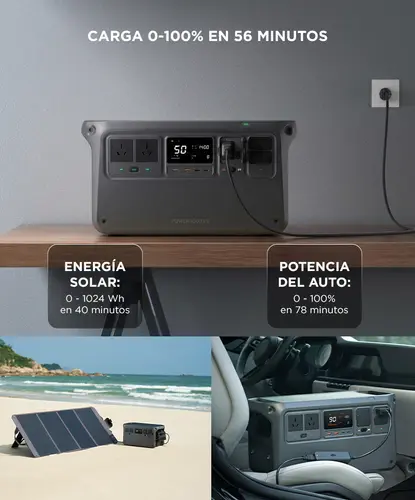 Estacion De Energia DJI Power 1000 V2 1024Wh Salida 2200W - Imagen 2